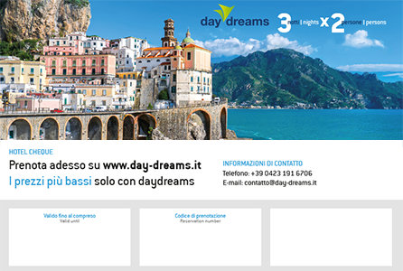 daydreams hotel cheque